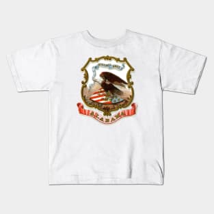 1876 Alabama Coat of Arms Kids T-Shirt